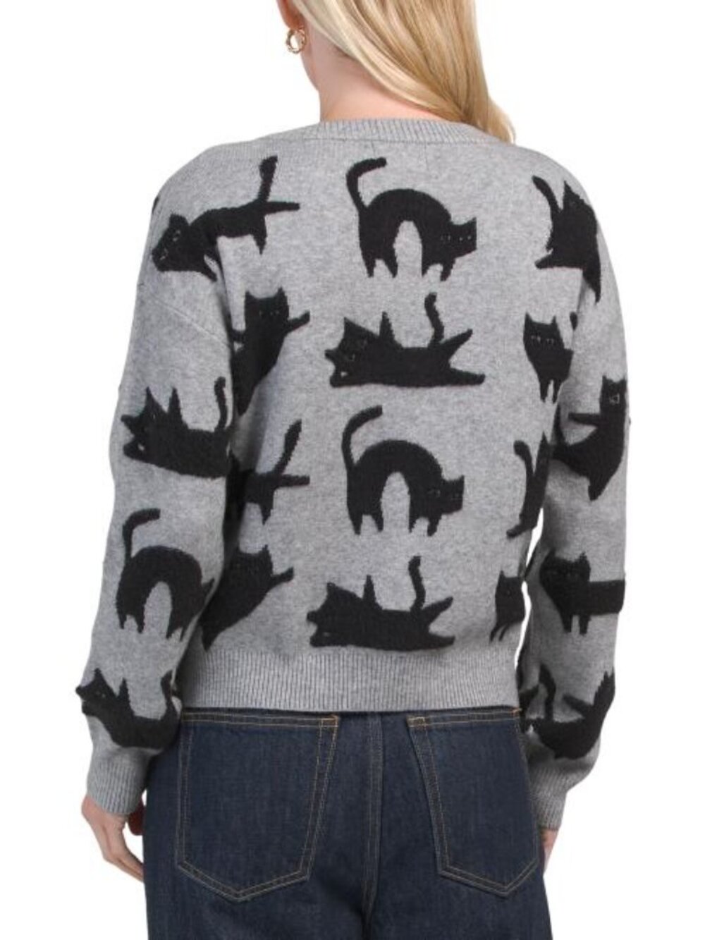 SINCERELY JULES Yoga Cat Pull Over Sweater - Picture 2 of 3